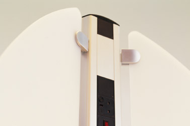 Desk screen to technology tower